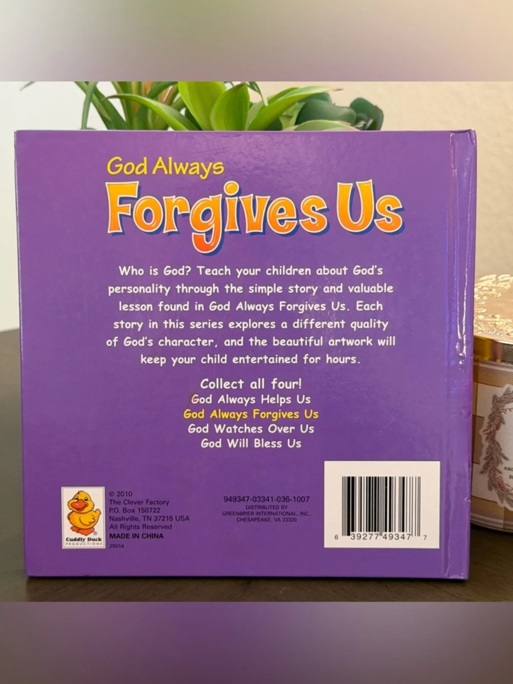 Set of 2 Kids Books~God Always Helps Us & God Always Forgives us
